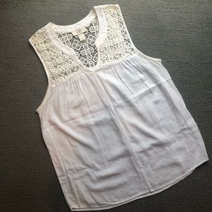 Women’s small Loft Lace work blouse